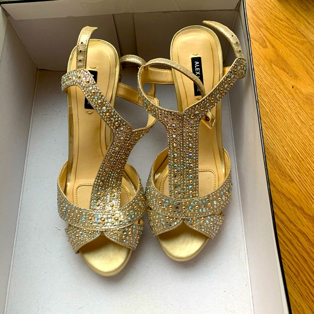 Alex Marie Rhinestone Dress Sandal